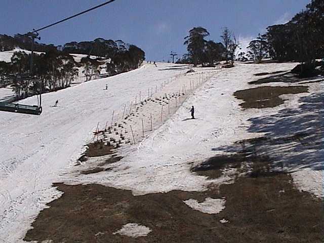 Looking up towards Bunny Walk station on Saturday