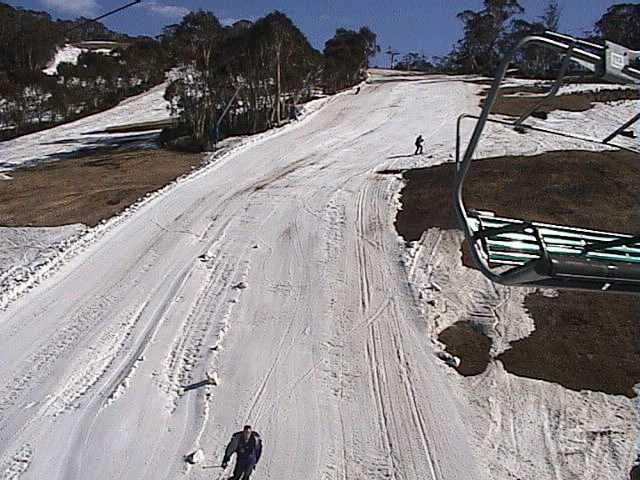 The last grooming on the Supertrail  Sunday morning