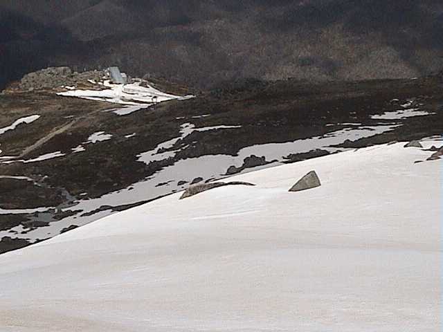 Looking down at Eagles Nest on Saturday