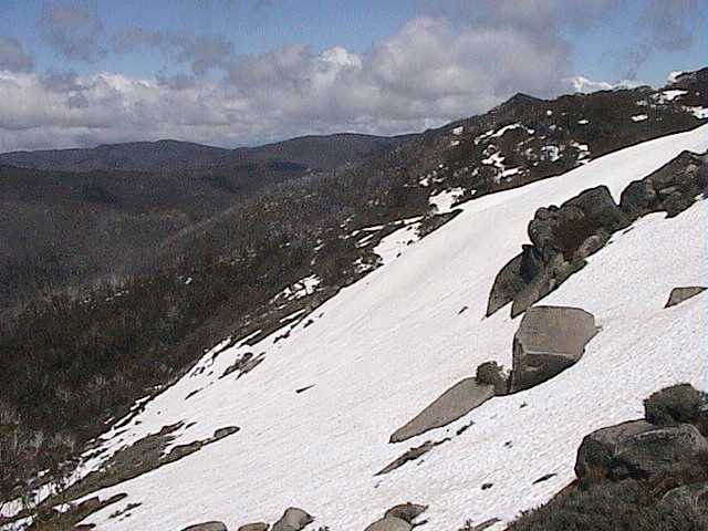 Looking across the Bluff