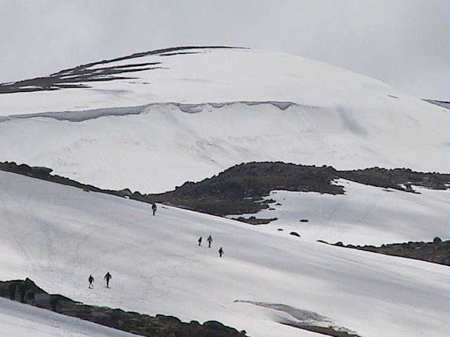 Mt Kosciuszko  kosi cornice is still huge