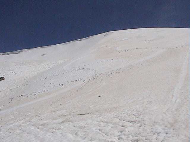 Freshies off the north ridge