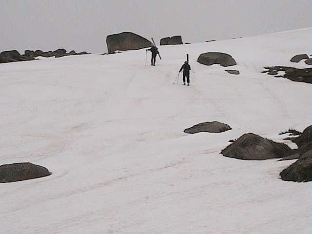 Climbing back up for run number 3  photo by Lynne