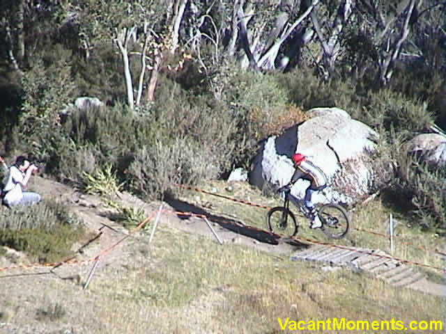 Some of the mountain bike action over the weekend