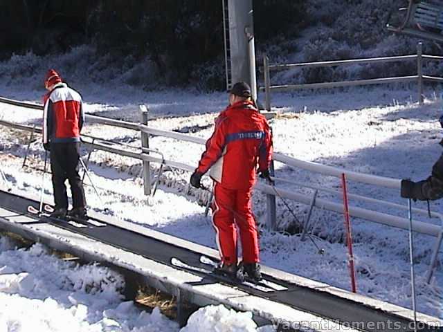 Brad  head of ski school  shows how it's done