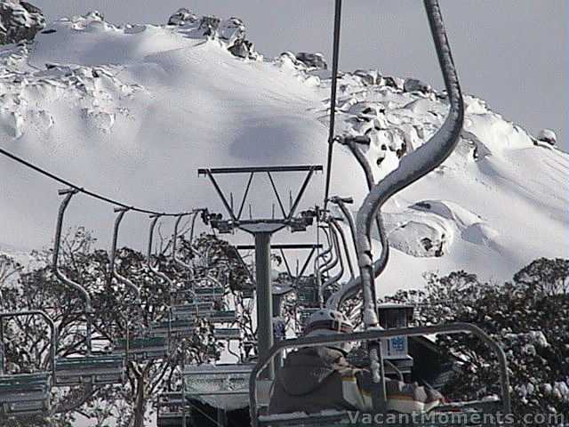 Above SnowGums Top Station (Wednesday)