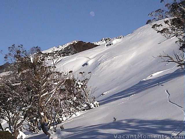 Basin groomed runs provided the best quality in the resort