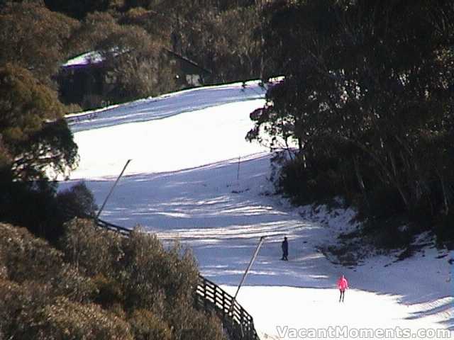 Bottom of Supertrail on Tuesday afternoon