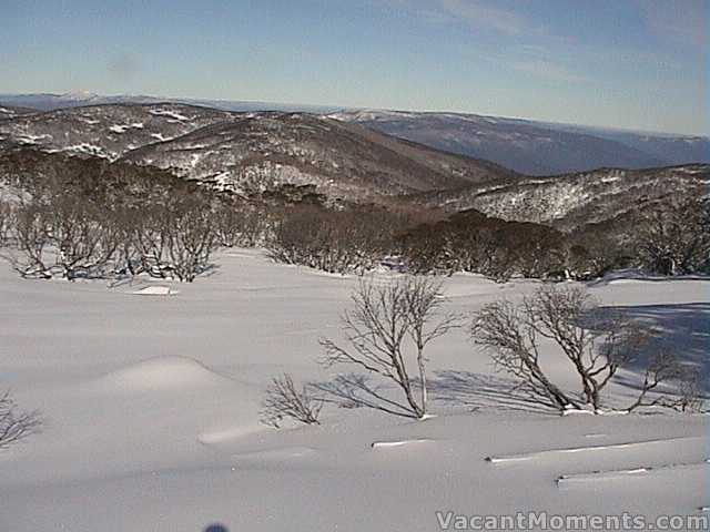 The ridgeline towards Dead Horse Gap looked so inviting - Monday morning