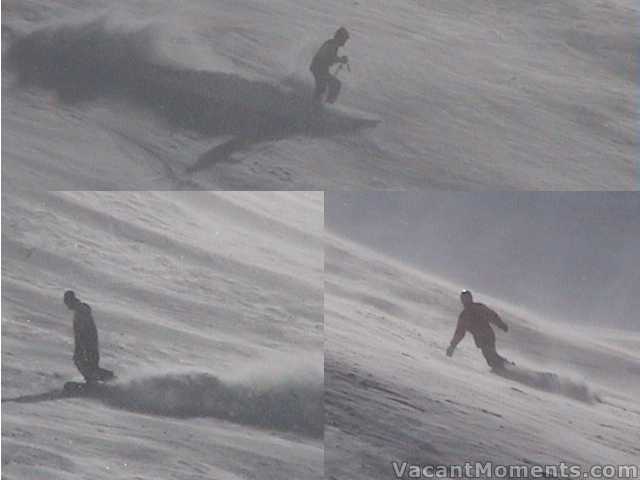 And more windblown powder