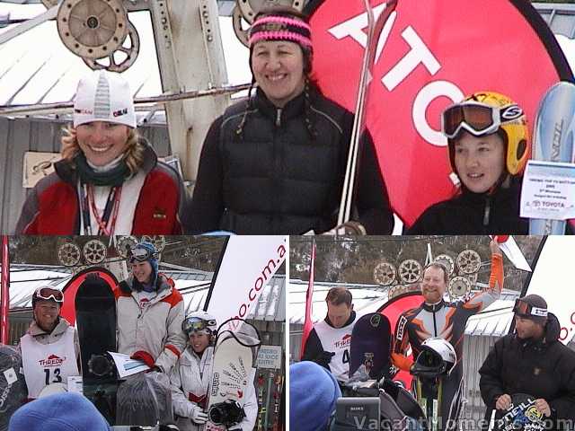 Winners - Women Skiers, Women Boarders, Men Boarders