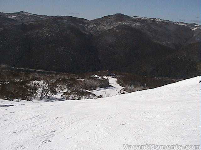 Looking down towards Ballroom on Merritts