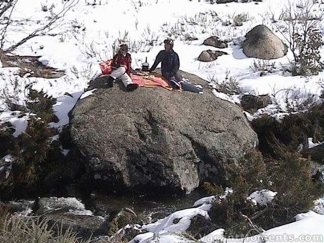 Picnic by Bogong Creek