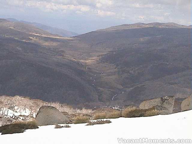 View from Sth Ramshead down to Cascades track