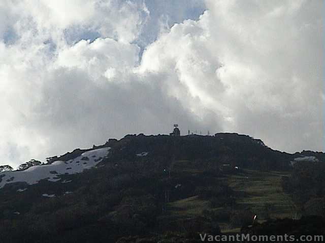 Clouds over Eagles Nest yesterday