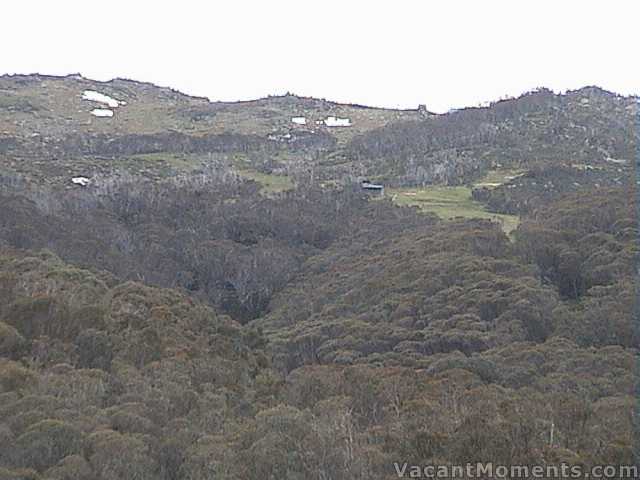 Central Spur still with a few drifts of rapidly vanishing snow