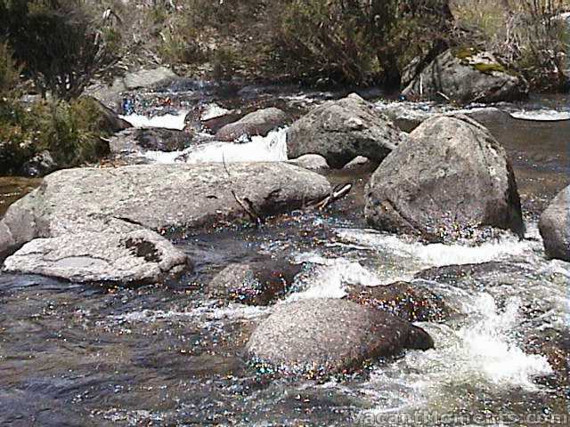 Thredbo River raging from the recent rains