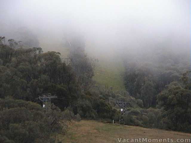 Cloud in the valley with welcome rains