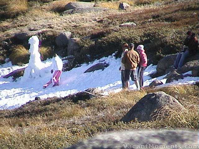 Snowman in the Basin