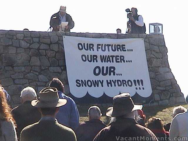 Richard Wallace  Mayor of Snowy Shire - at Jindabyne on Sunday