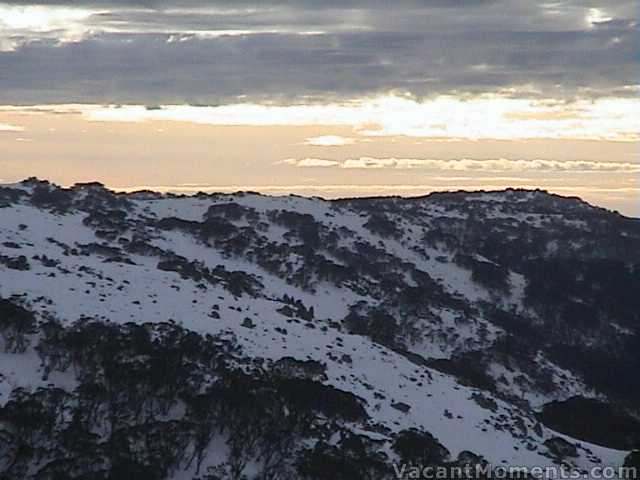 Morning skies heralding a change  Tuesday