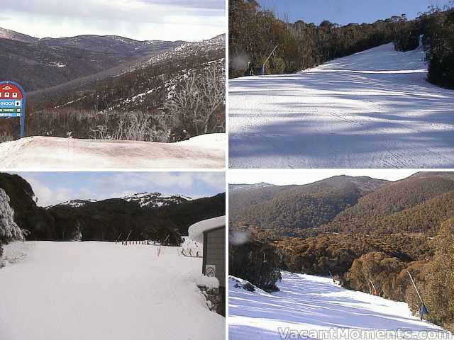 High Noon snow inversion  thin at top and thick at bottom