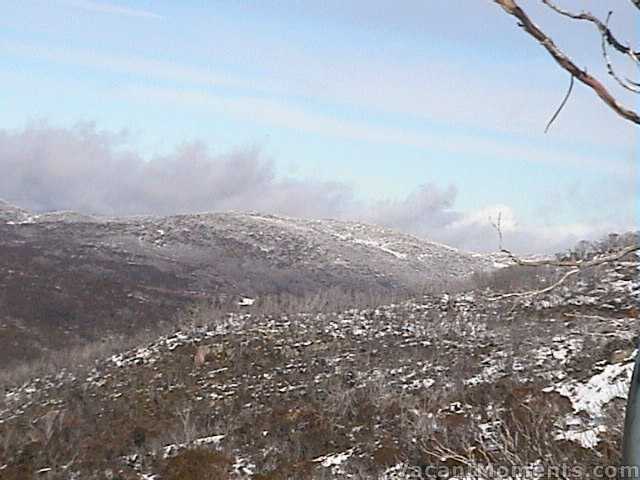 There was a very light dusting above 1700m over Saturday night 