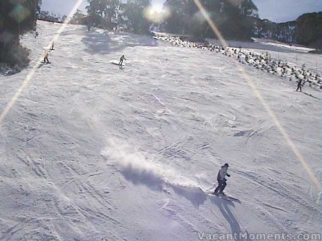 Supertrail around lunch time when the crowds dispersed