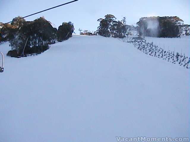 Below Bunny Walk this morning