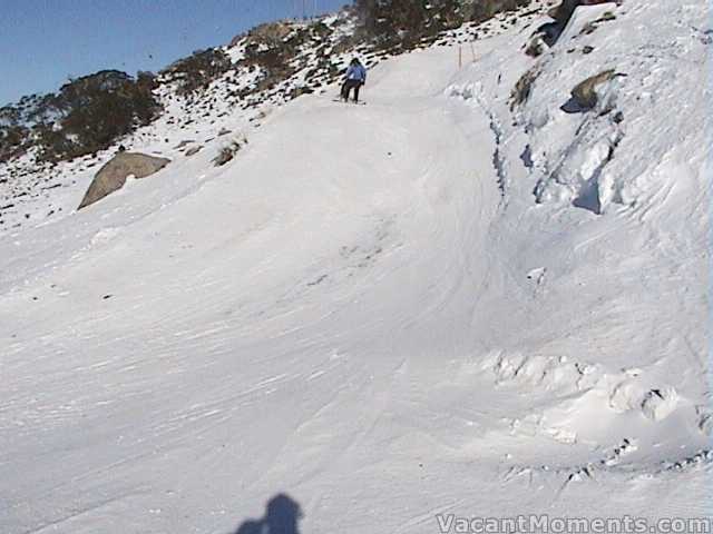 Eagle Way with bedrock coming through