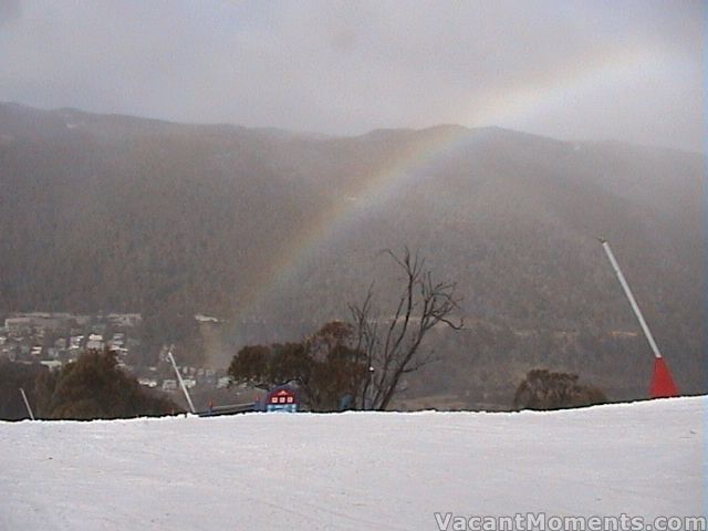 Rainbow from Bunny Walk station