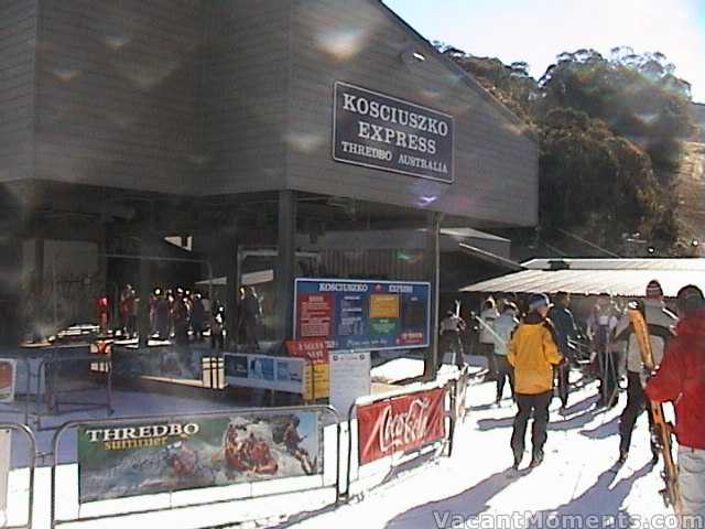 End of the queue for Snowgums chair  after Kozi breakdown