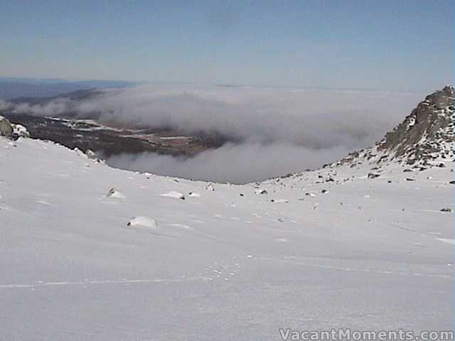 Cloud in Victoria, beyond our path to Bogong