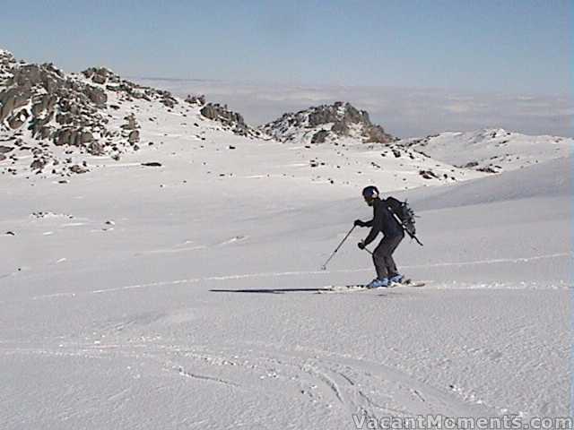 Snow shoes and skins were the only way to get where we went