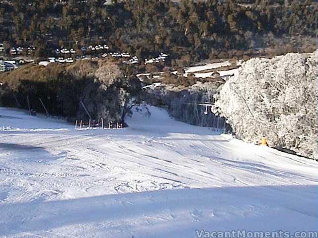 Lower Supertrail on Wednesday morning