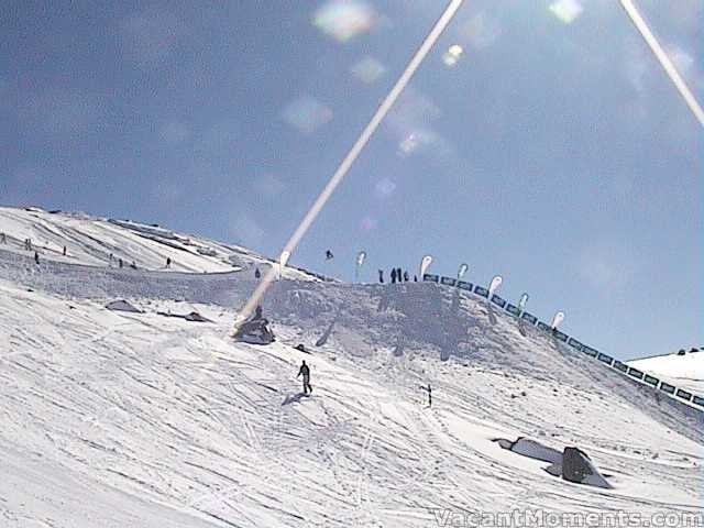 Big Air  Tuesday above Cruiser chair