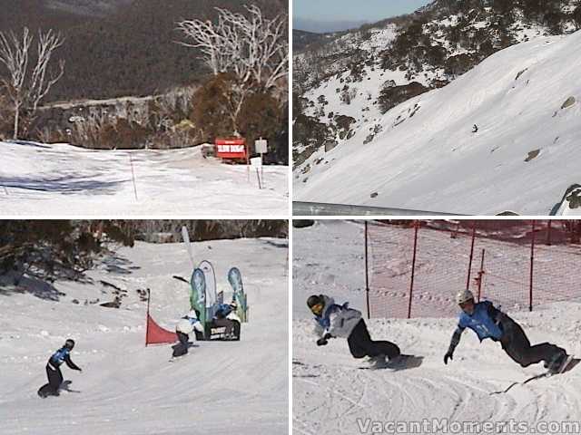 Sponars, The Bluff and some of todays Boarder X action