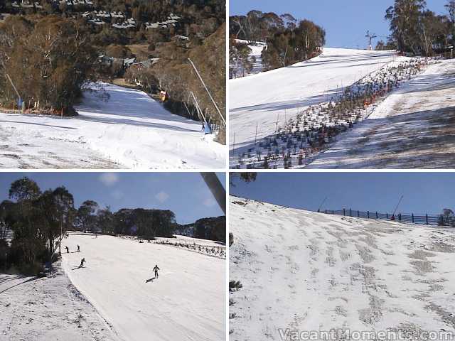 Milk Run, Supertrail below Bunny Walk and the top of World Cup