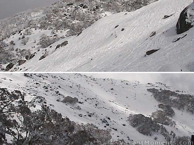 The Bluff  open, Central Spur - closed