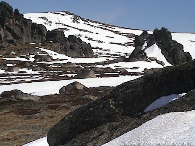 Looking west towards the Ramsheads