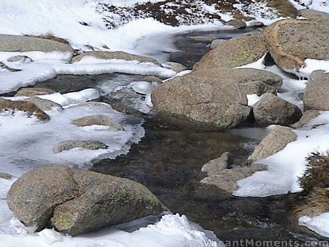 Merritts Creek at the bridge