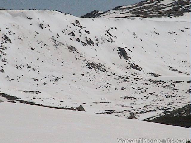 Kosciuszko's South Ridge yesterday