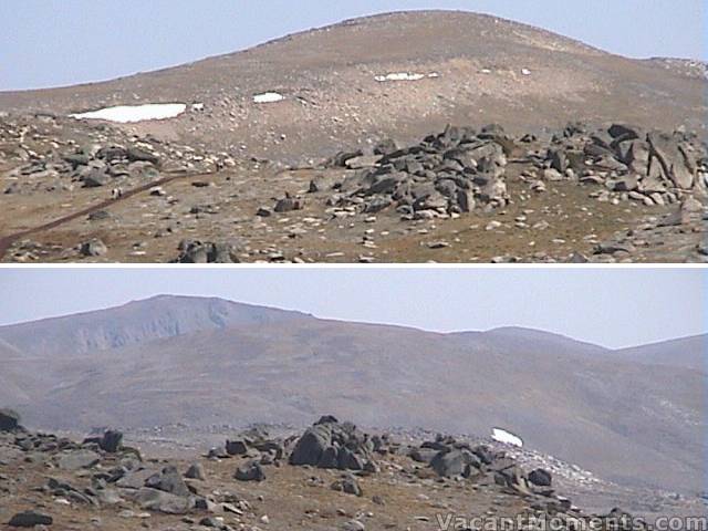 Mt Kosciuszko - Club Lake chutes in the background