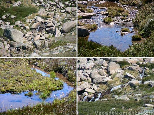 Water, water everywhere on the main range