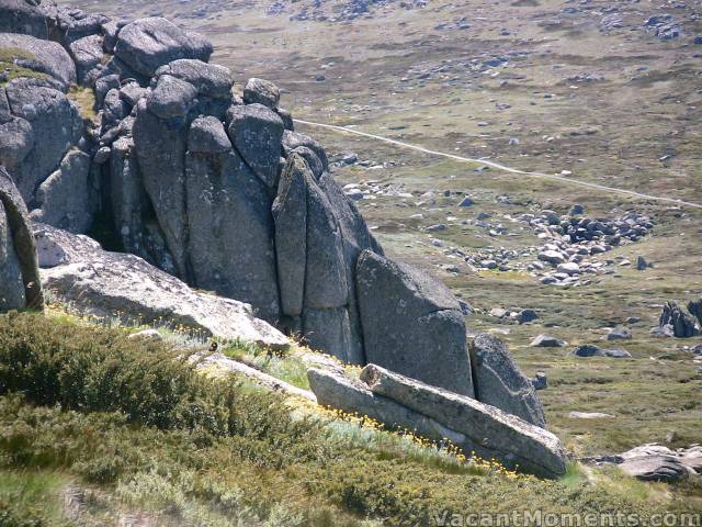 View north from the top of Karels