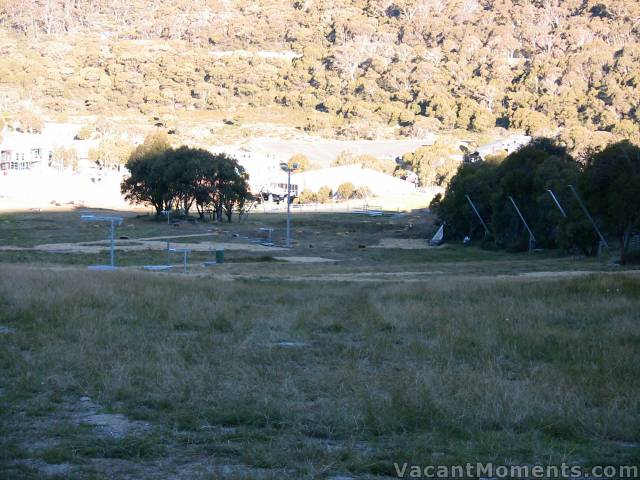 New automated snowmaking down the centre of Friday Flat