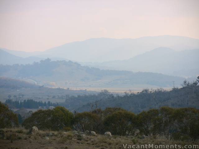 Hazy afternoon in Thredbo Valley