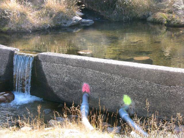 Hot and cold running water? Platypus Pond