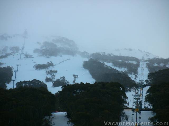 Kosi chair closed, Snowgums still running