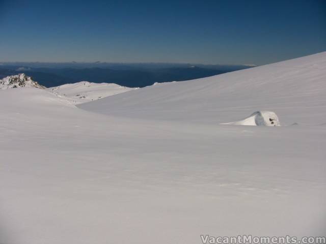 Wide-open expanse of the main range